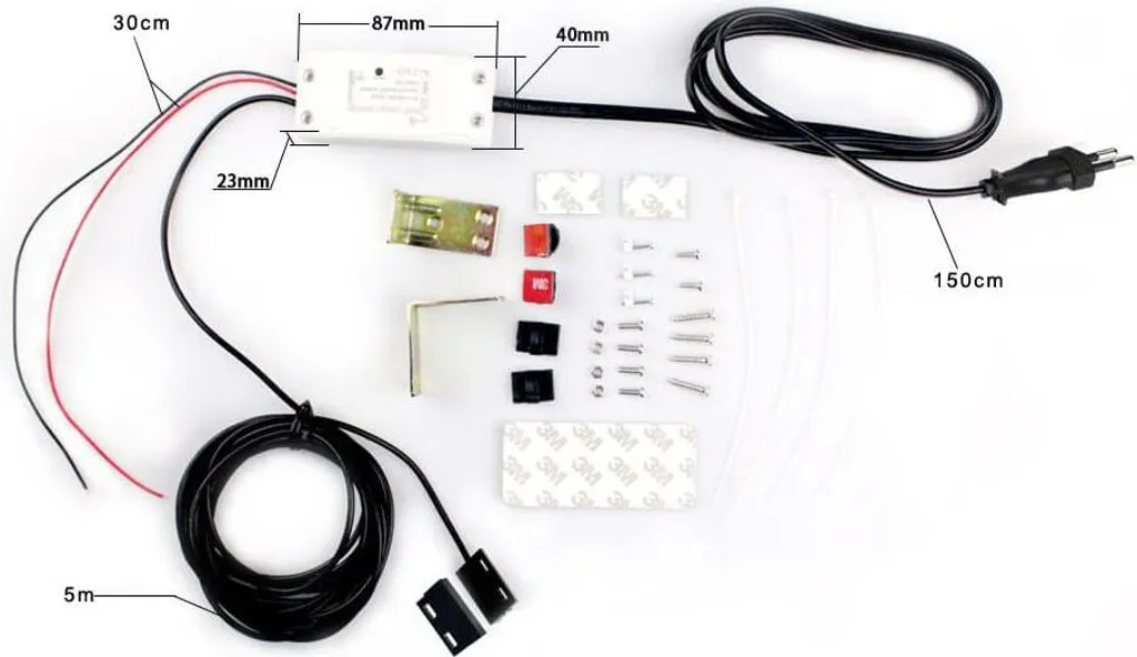 Alerte porte de garage ouverte : capteur Tuya WiFi et module sans fil - 2