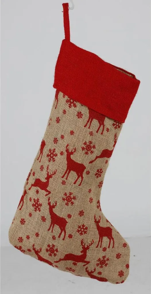 Lot 12 Bottes Noël Jute - Décoration Incassable et Durable pour Enfants