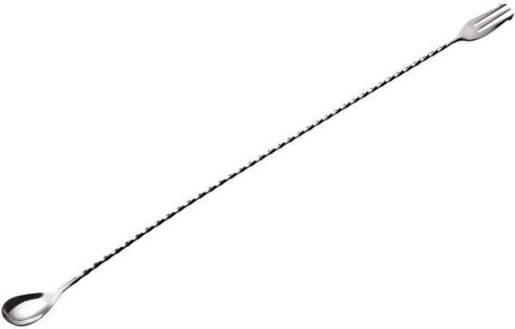 Barlöffel mit Gabel aus Edelstahl Länge 50 cm Produktbild 