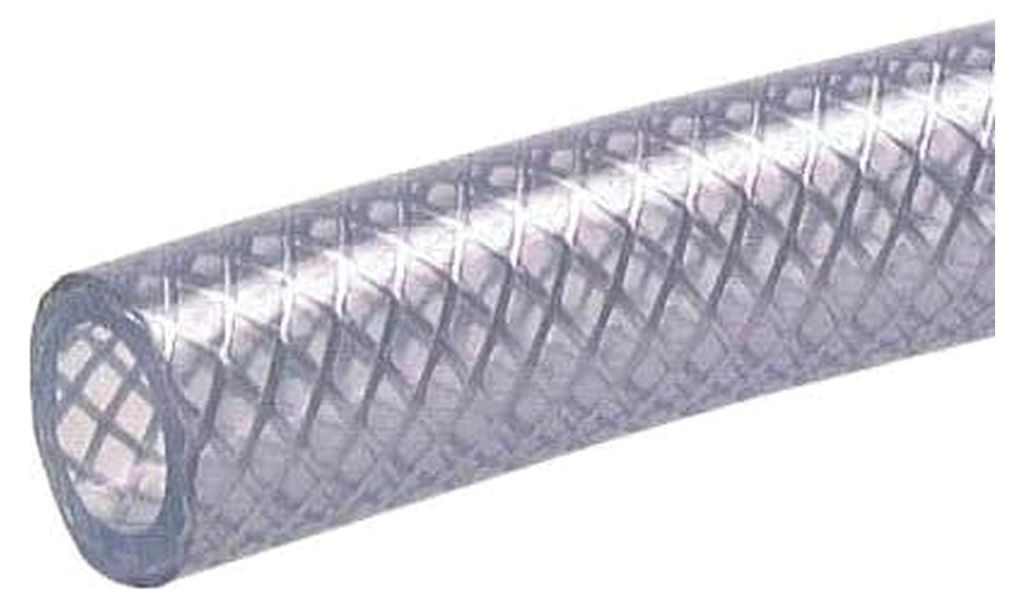 Kondensatschlauch mit Spiralverstärkung, 30 m, Größe: 1/4, transparent