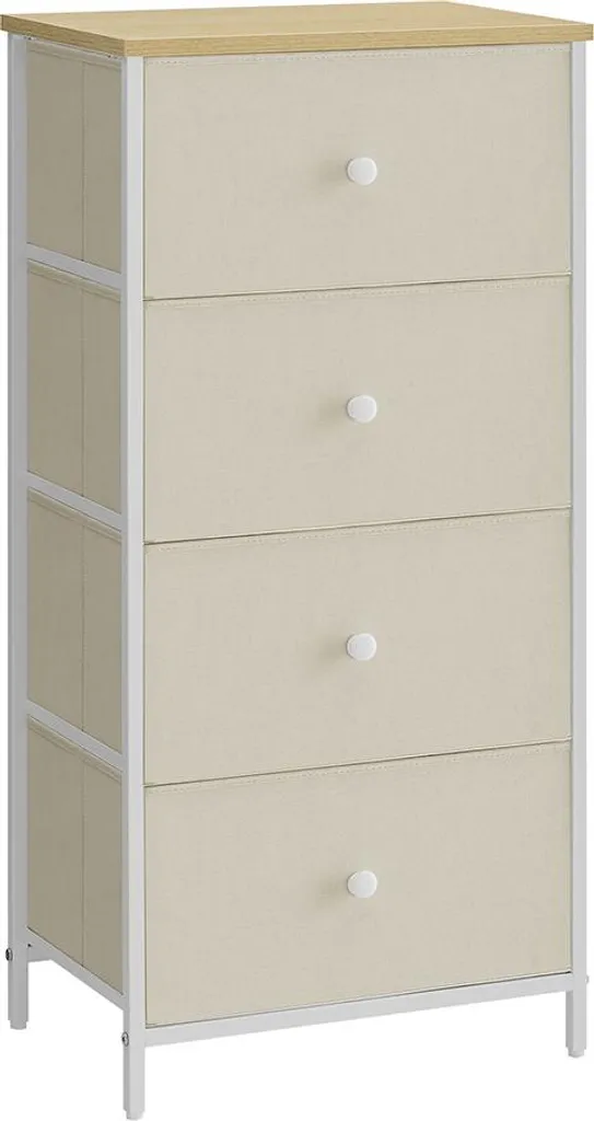 Tour de rangement 4 tiroirs en tissu pour chambre d'enfant ou dressing