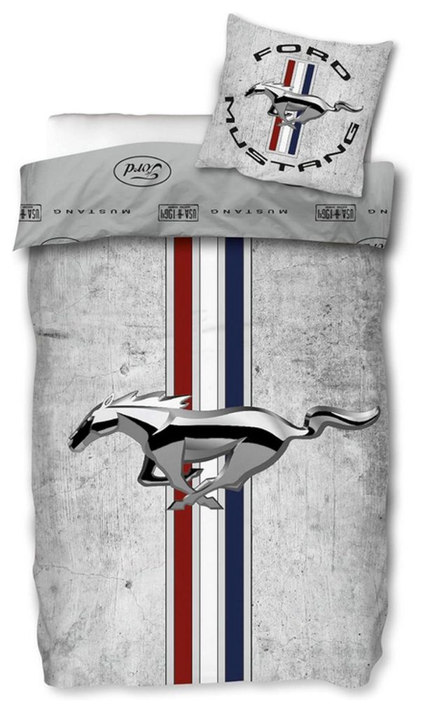 Ford Mustang - Auto-Liebhaber - Bettwäsche-Set, 135x200 & Produktbild 