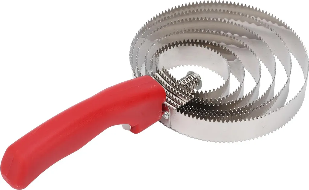 Striglia Professionale 6 Anelli Inox per Bovini e Cavalli | Alta Durata