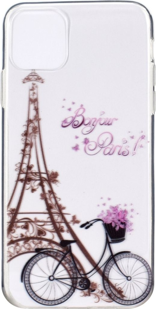Mobigear Design iPhone 11 Pro Max Hülle Flexibles TPU Backcover - Eiffelturm