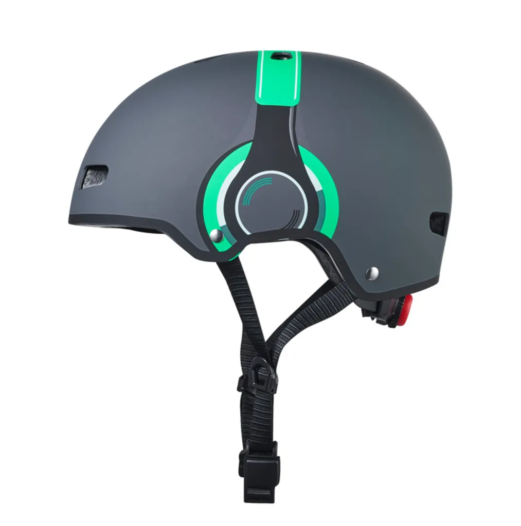 Casque Helma LED Vert M : Soyez Visible et Protégé contre les Dangers - 2