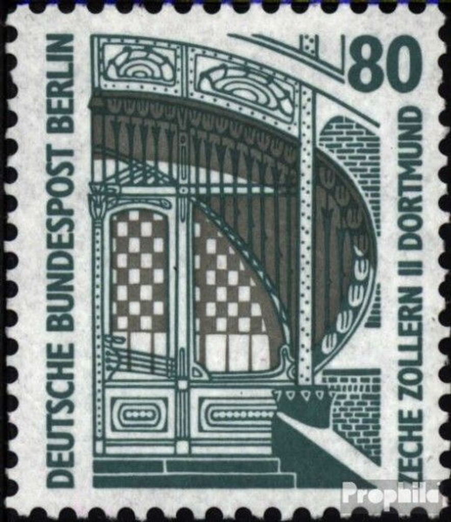 Briefmarken Berlin (West) 1987 Mi 796A R mit Zählnummer postfrisch Sehenswürdigkeiten