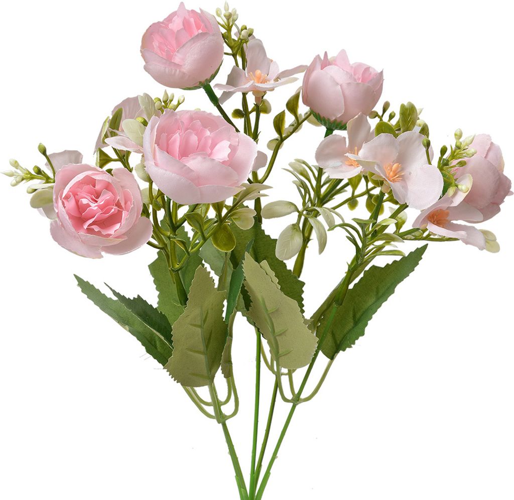 Clayre & Eef Kunstblume 34 cm Rosa Kunststoff Produktbild 
