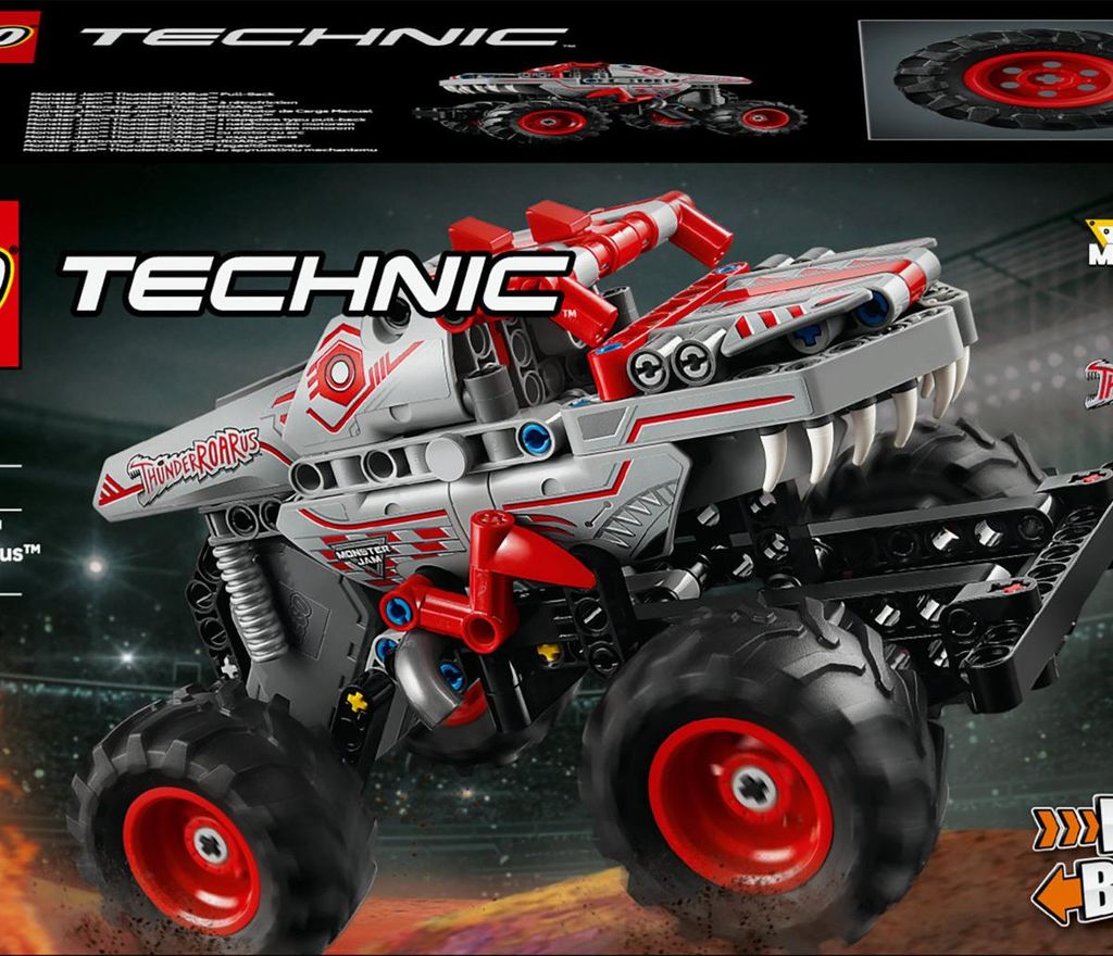 LEGO Technic Monster Jam ThunderROARus Pull Back 42200 Set Immagine del prodotto 