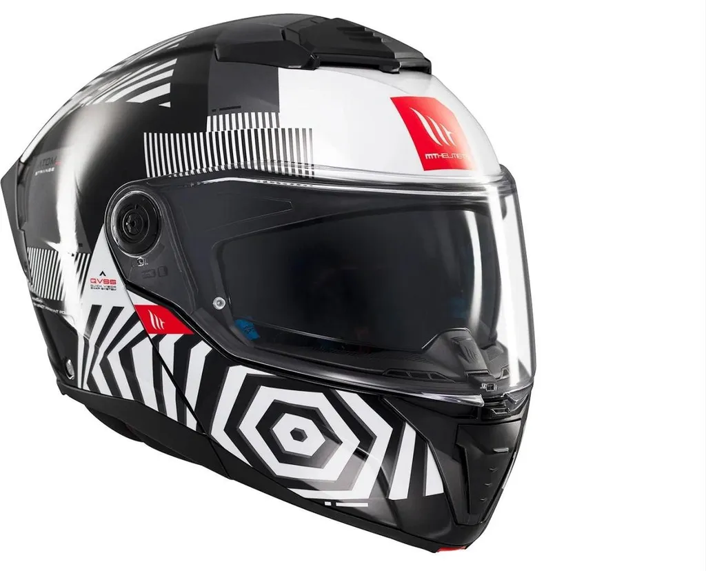 Casque Moto Modulable Polyvalent Atom 2 Sv Strange Noir Taille XS Adulte