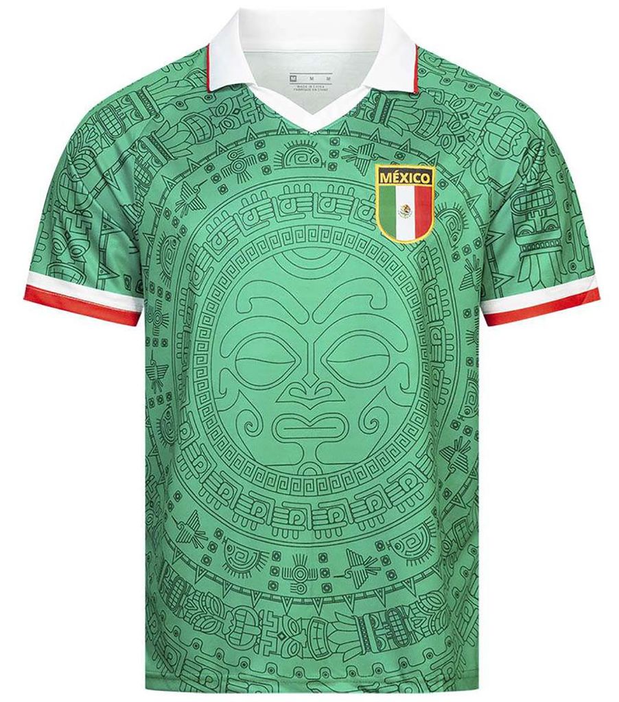 JELEX Herren Mexico Trikot Retro History green L Produktbild 