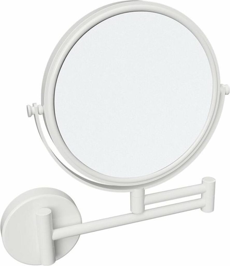 X-ROUND WHITE wiszące lusterko kosmetyczne, śr. 200 mm, Zdjęcie produktu 