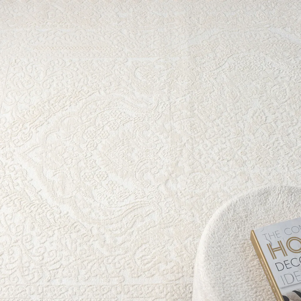 Tapis de Chambre Moderne Effet de Profondeur 3D et Finition Douceur