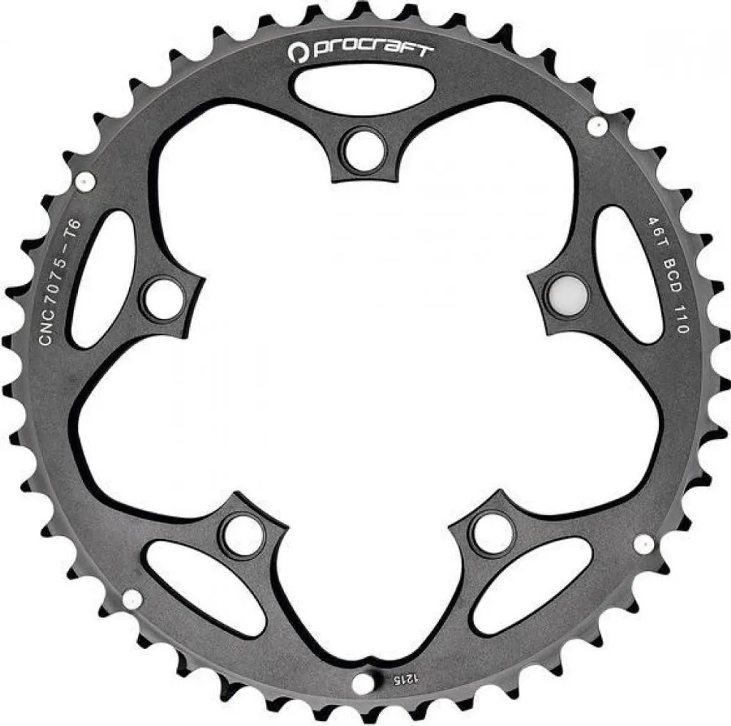 Plateau 48 dents Procraft RR110 pour transmission vélo 10 vitesses 110
