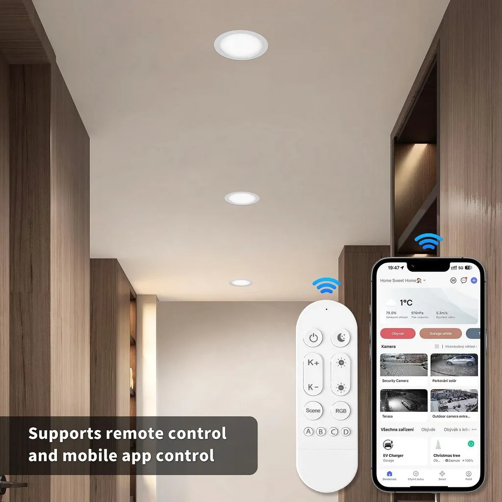 Spot LED Encastré Connecté Immax NEO DOWN 36W CCT Dimmable Blanc - 4