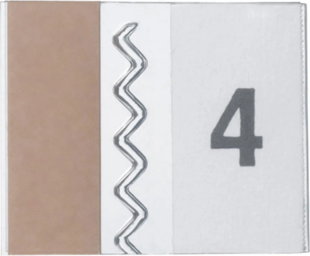 Durable Tabfix 840219 Adesivo 200x10mm | Set 50 Pezzi Trasparente