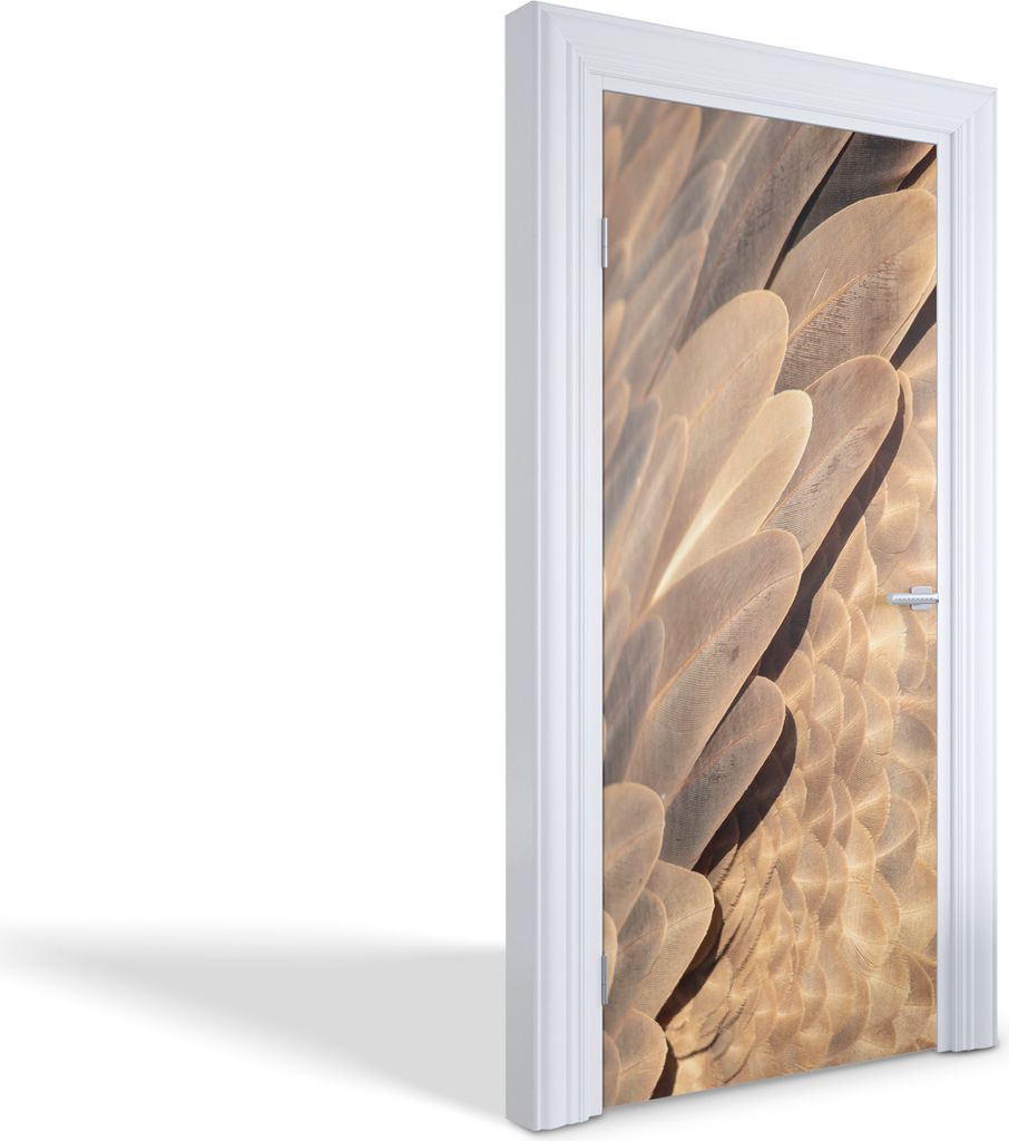 Selbstklebende Türfolien Kreativ Türtapeten Wandsticker - Vogelflügel - 95 x 205 cm