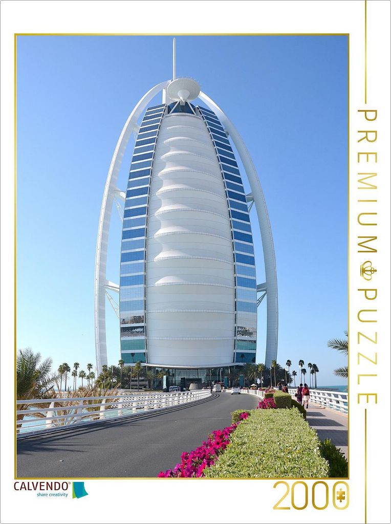 CALVENDO Puzzle Burj al Arab 2000 Teile Puzzle hoch | 2000 Produktbild 