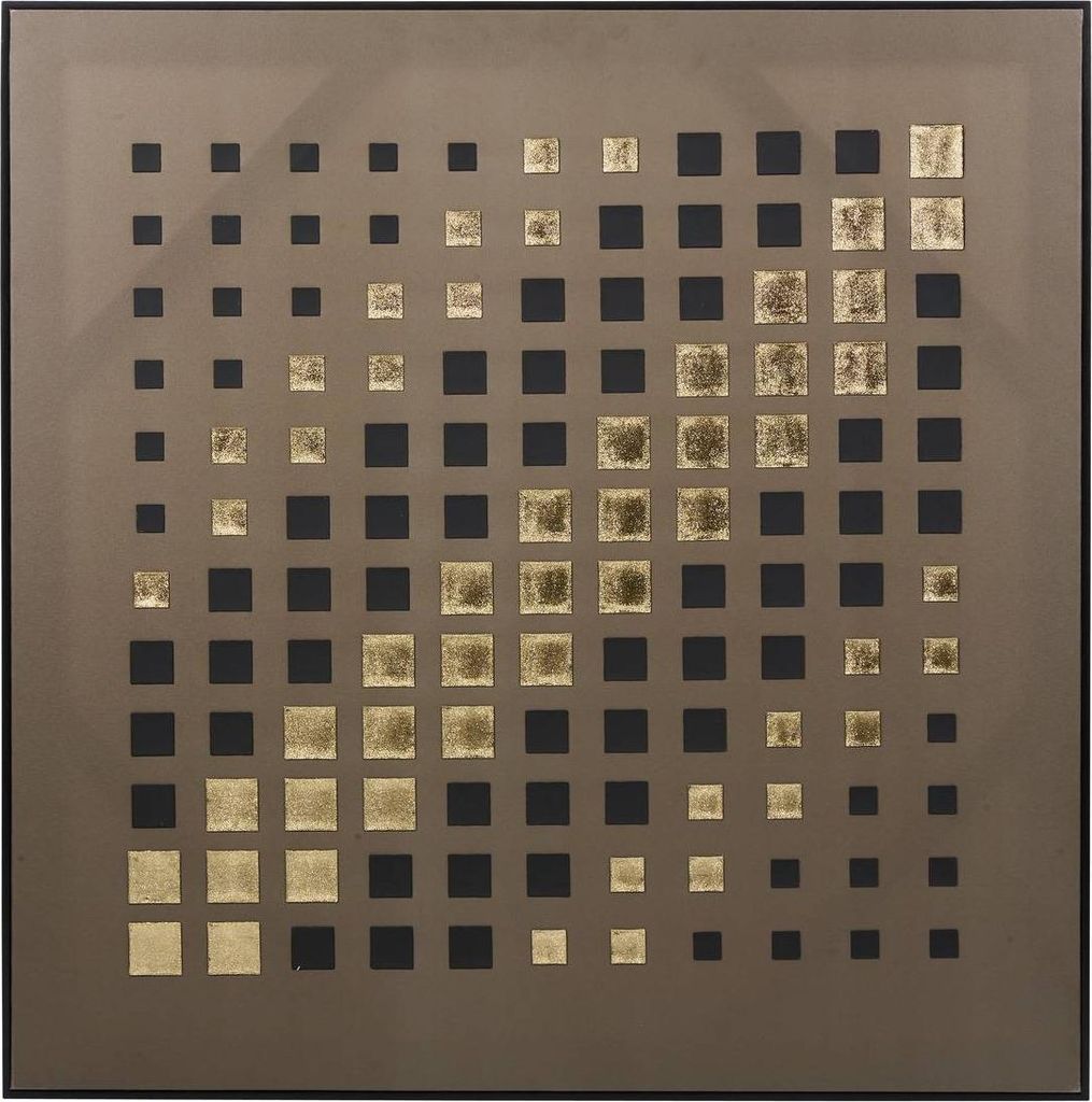 Leinwand douwy 78x78cm dunkelgrün - Atmosphera créateur d'intérieur