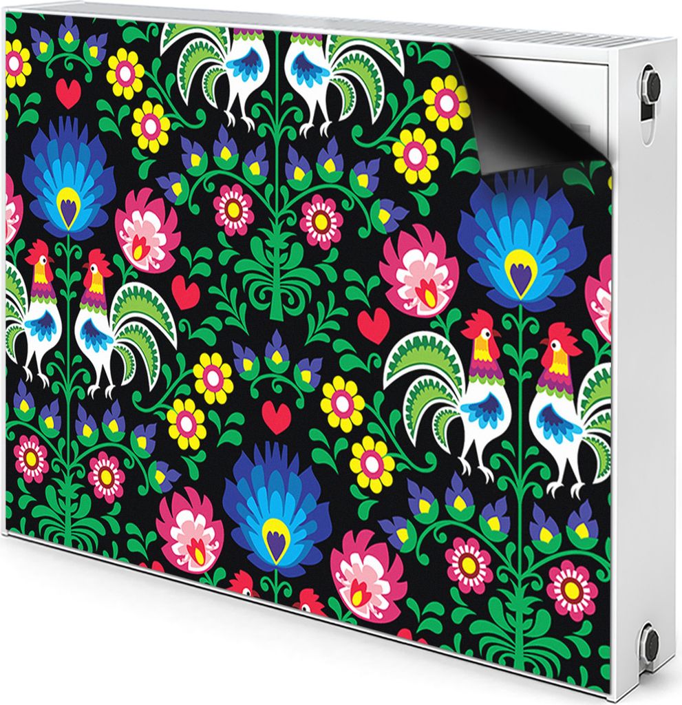 Magnet Verkleidung Abdeckung Heizkörperabdeckung Heizkörperabdeckung 80x60 cm - Volkskunst