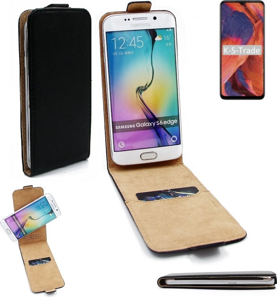 K-S-Trade Schutz-Hülle Handy-Hülle kompatibel mit Nokia 3.4 Flipstyle 360° Smartphone Tasche, schwarz, Case Flip cover