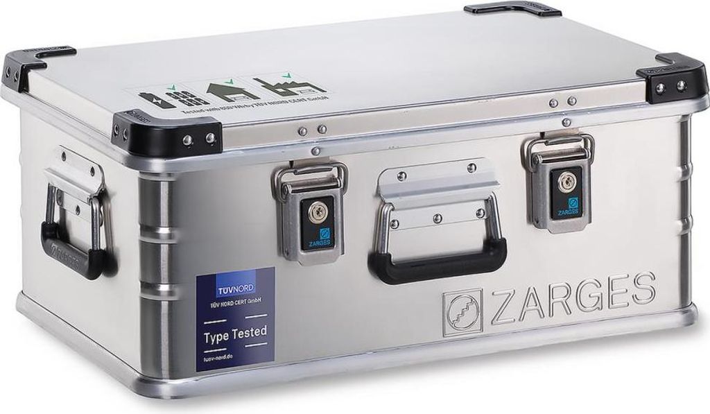 Universal-Aluminium-Transportbox für Akkus, BxTxH Produktbild 