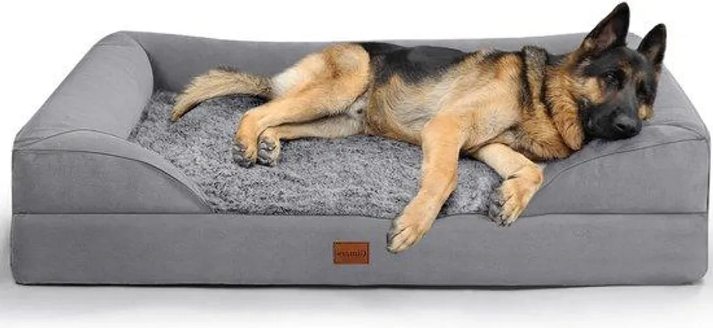 Matelas orthopédique pour grand chien XL 95cm avec ressorts ensachés 28D