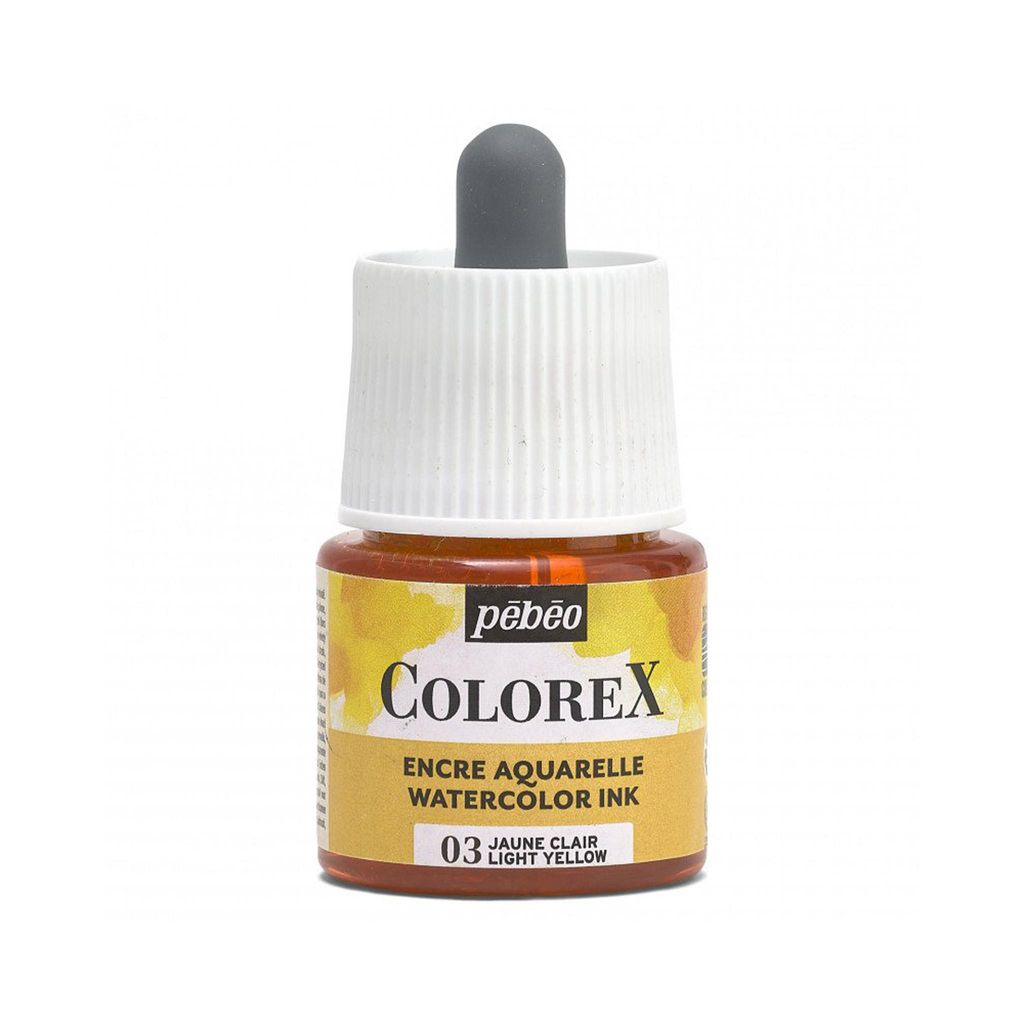 Pebeo Colorex Aquarelltinte, 45 ml, Hellgelb