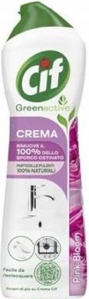 Cif | Čistiaca pasta Pink Bloom - 500 ml - prírodné častice Obrázok produktu 