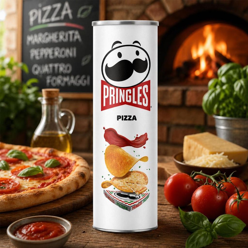 Pringles Pizza 158g (USA) Produktbild 