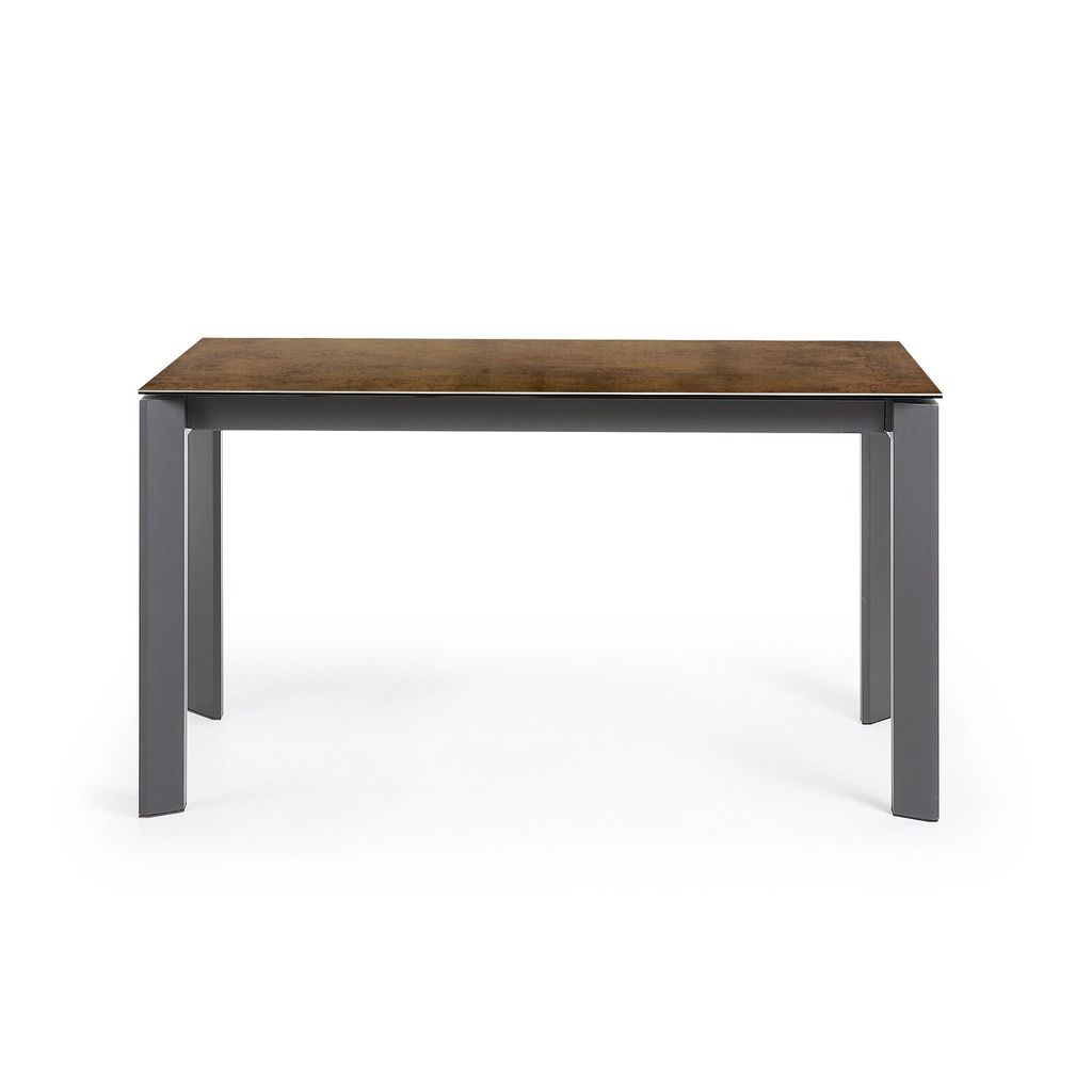 Tisch Axis ausziehbar 140 (200) cm Keramik und anthrazit Beine