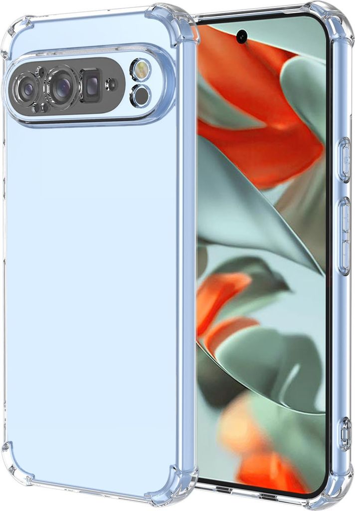 Für Google Pixel 9 / 9 Pro Schock TPU Schutzhülle Handy Hülle Case Cover Transparent