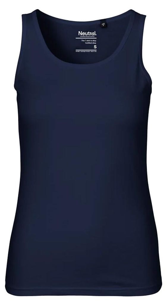 Neutral - Ärmelloses Oberteil für Damen LT942 (S) (Marineblau)