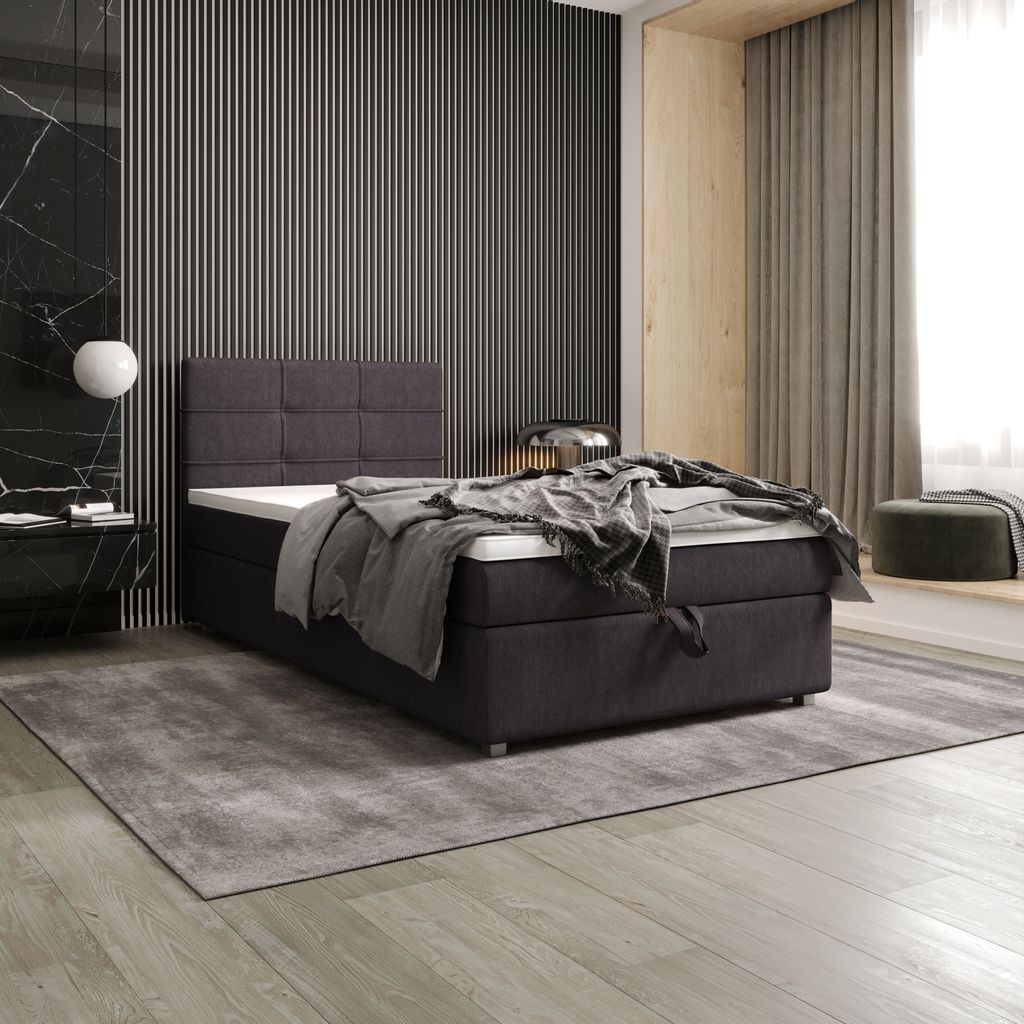 Jednolůžková postel 100x200 STIG 7 s úložným prostorem - Obrázek produktu 