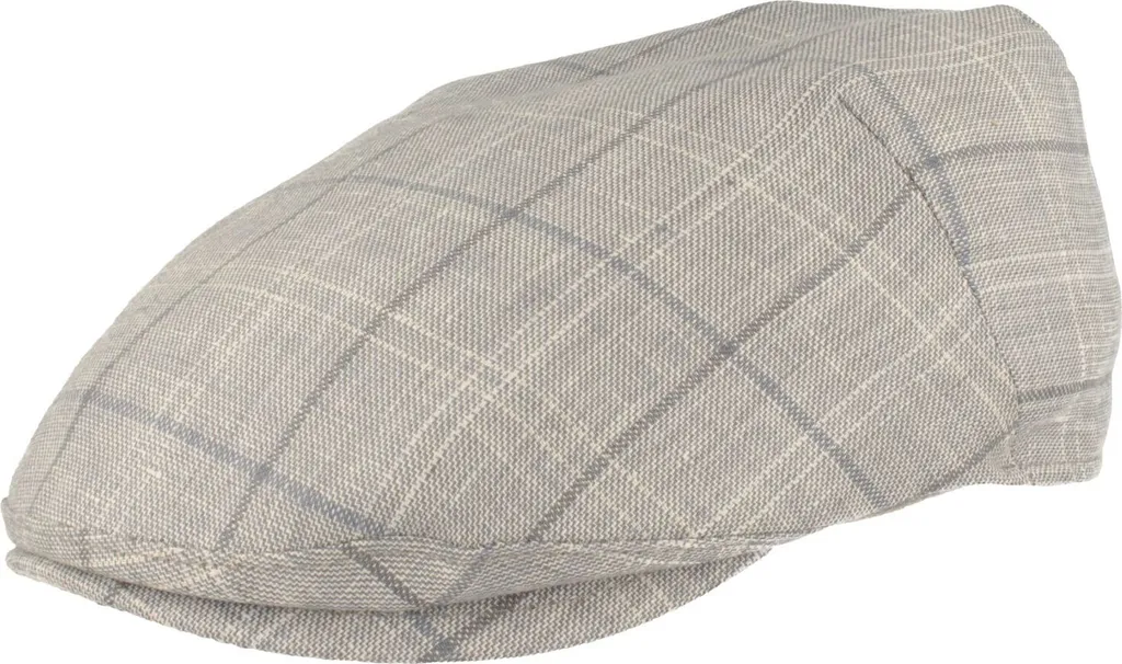 Hut-Breiter Berretto Scacchiera Lino | Accessorio Lusso Casual