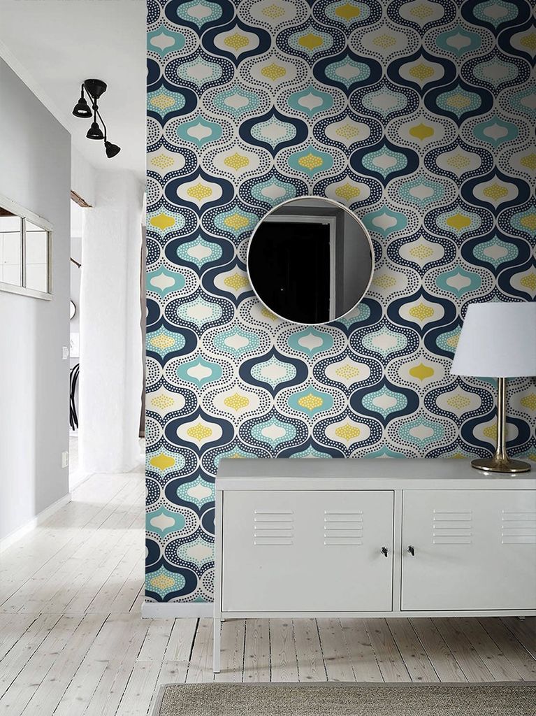 Coloray Fototapete 104x70 cm Latextapete Magicstick - Punkte Doodle.