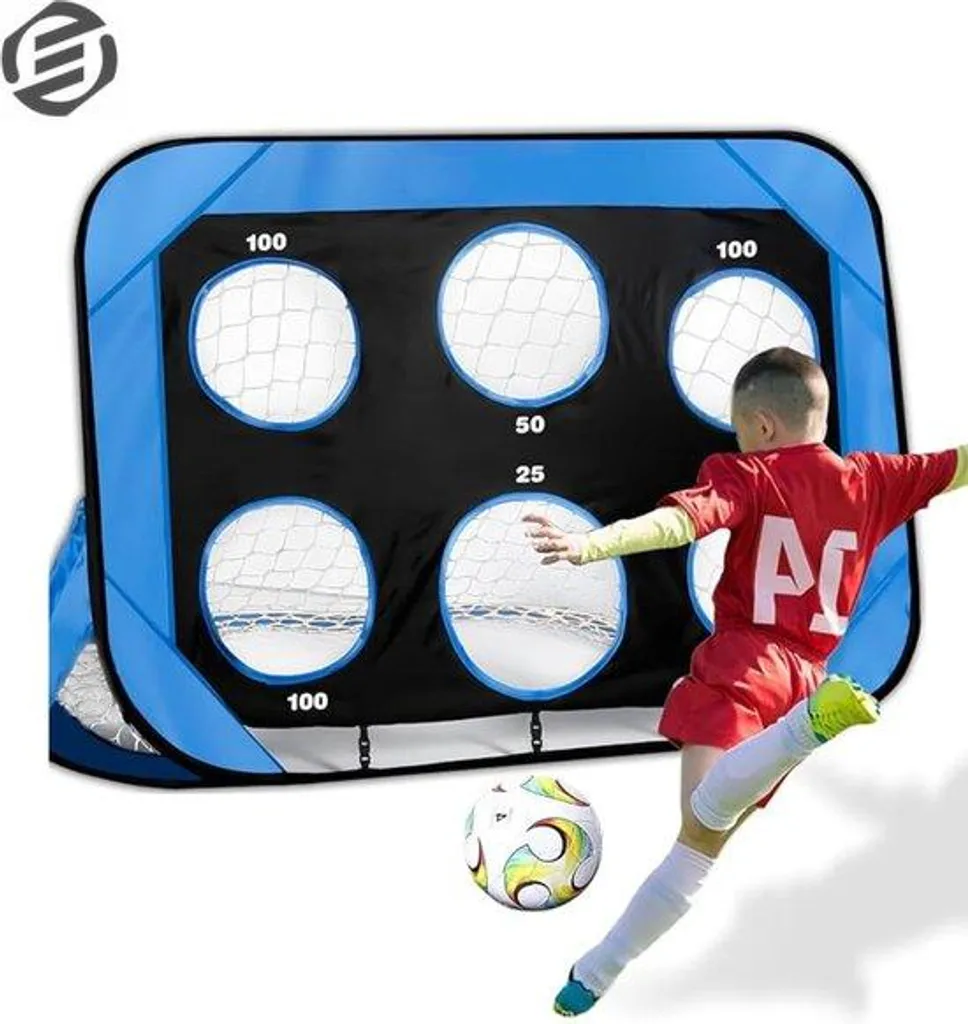 Entraînement de football à domicile avec filet d'exercice pliable