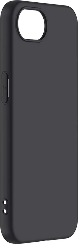 Cover iPhone 16e BigBen Connected Silicone Nero SoftTouch - Shockproof