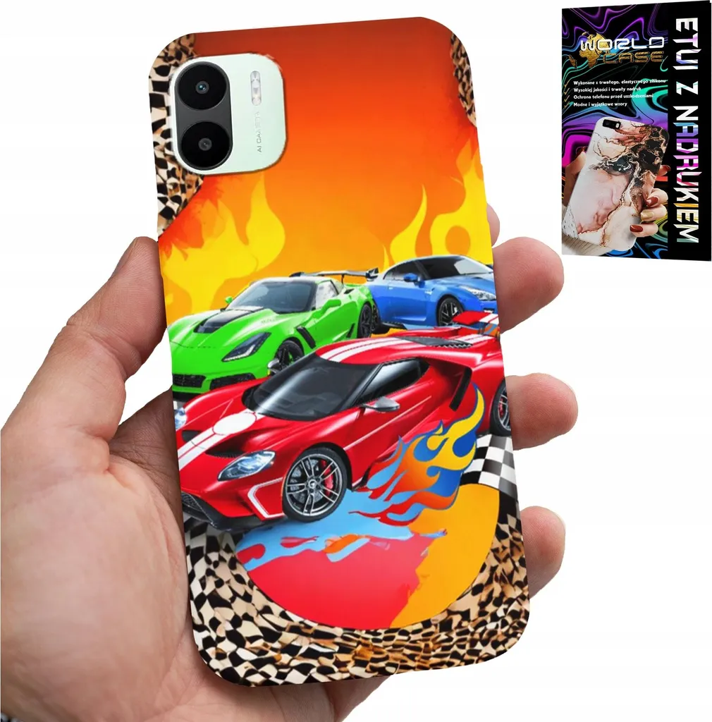 Custodia Protettiva Xiaomi Redmi A2 Racing Edition con Foil Display