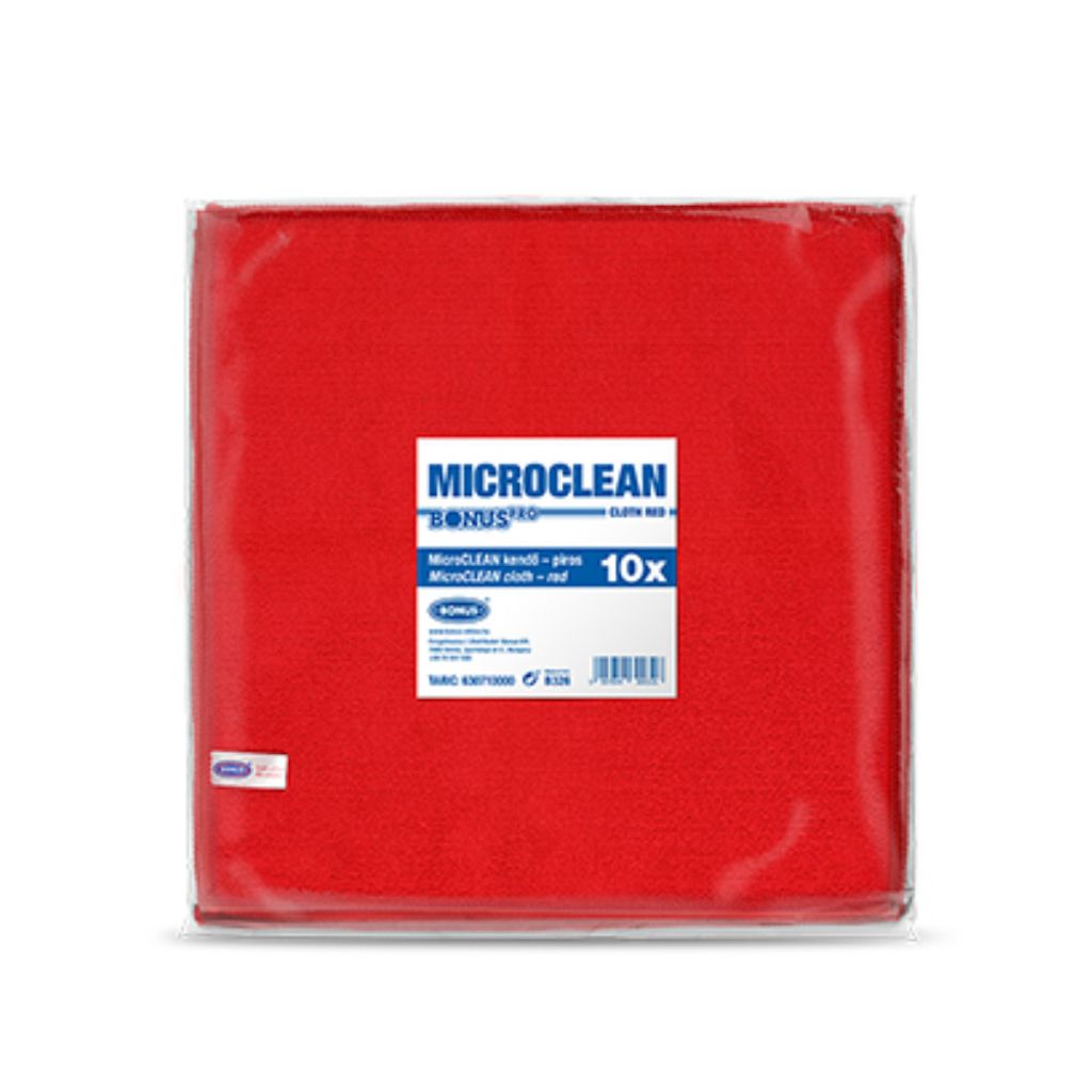 Bonus Pro Mikrofasertuch (32x32) Rot 10 Stk. Produktbild 