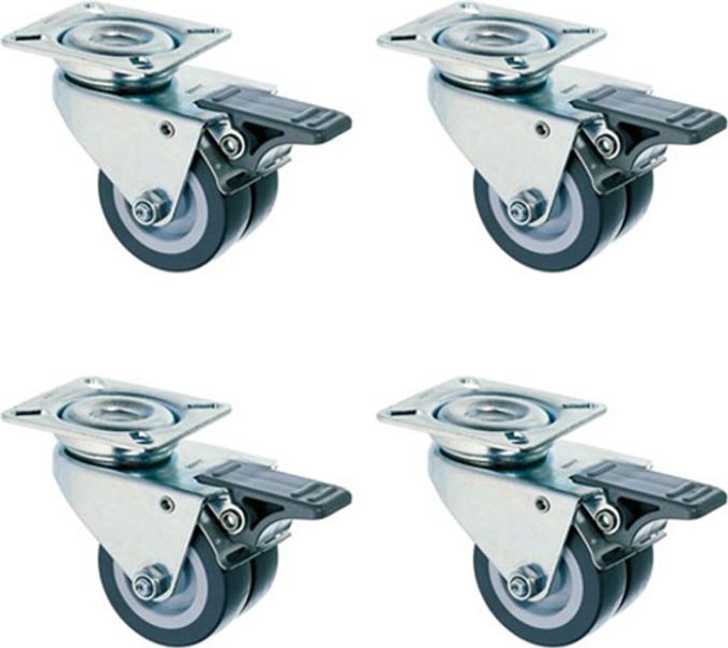 Strandkorb Doppelrollen 4er Set