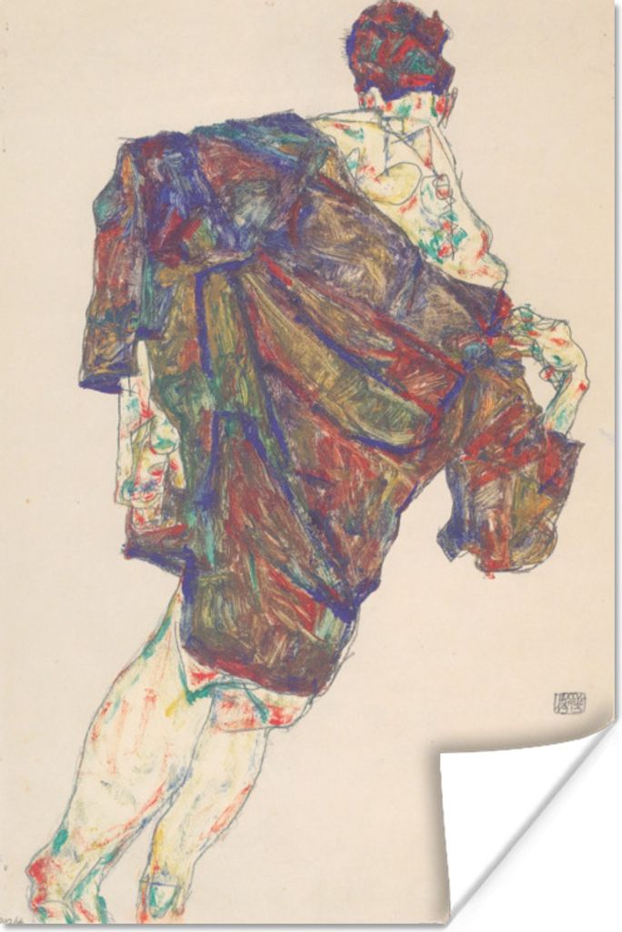 MuchoWow Poster Erlösung - Egon Schiele 60x90 cm - Wanddekoration