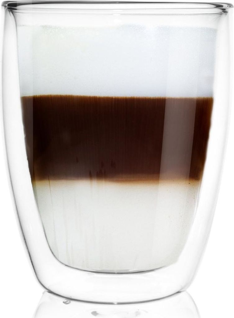 Thermobecher mit doppelter Wand für Latte, Tee und Kräutertee, 330 ml
