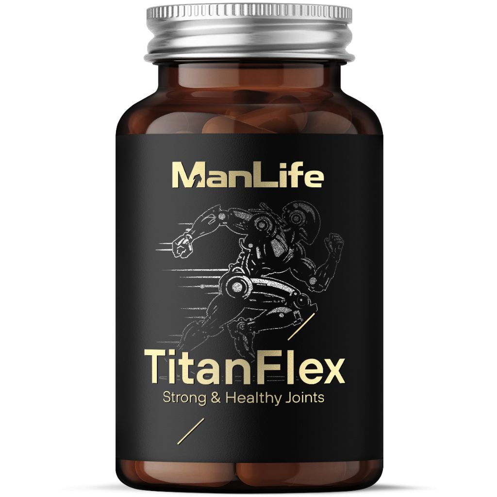 Kollagen für Gelenke - Fischkollagen NatiCol , MSM, Hyaluronsäure, Boswellia, Kurkuma, Glucos amin, Chondro itin - Gelenkkomplex ManLife TitanFlex
