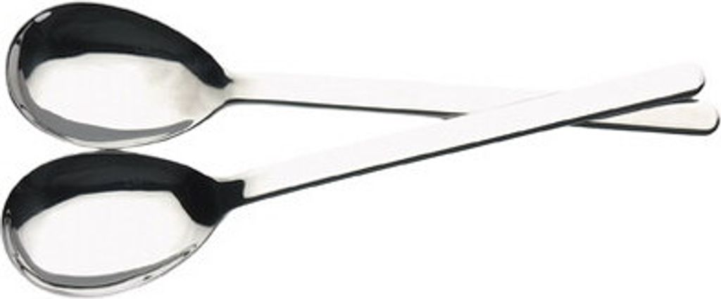 1x 2-tlg. Salatbesteck Modell Bettina 18/10 Plaste, Edelmetall