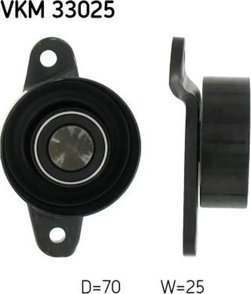 Rouleau de renvoi SKF VKM 33025 : finissez les bruits de courroie OE