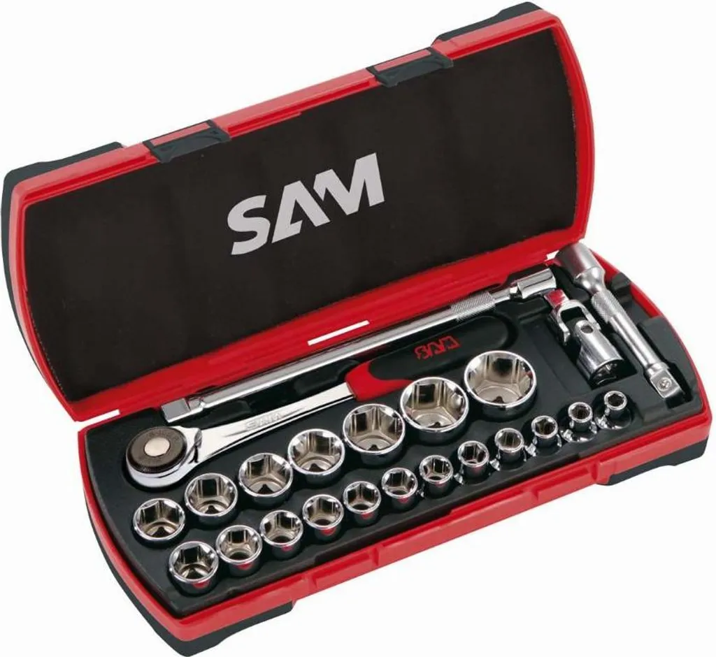 Coffret de Douilles Sam 1/2 Pouce 23 Pièces S7 de Haute Robustesse Sam