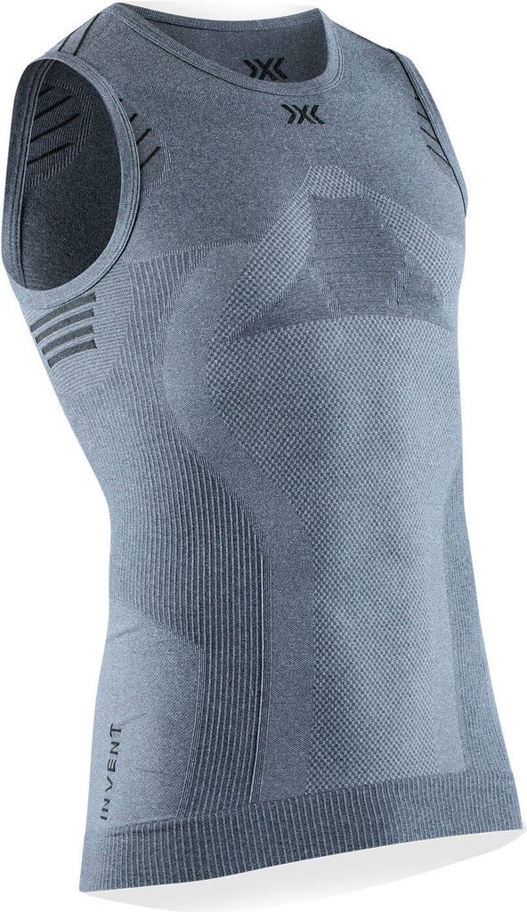 X-BIONIC Invent Light Funktions-Tanktop Herren grey melange/anthracite M