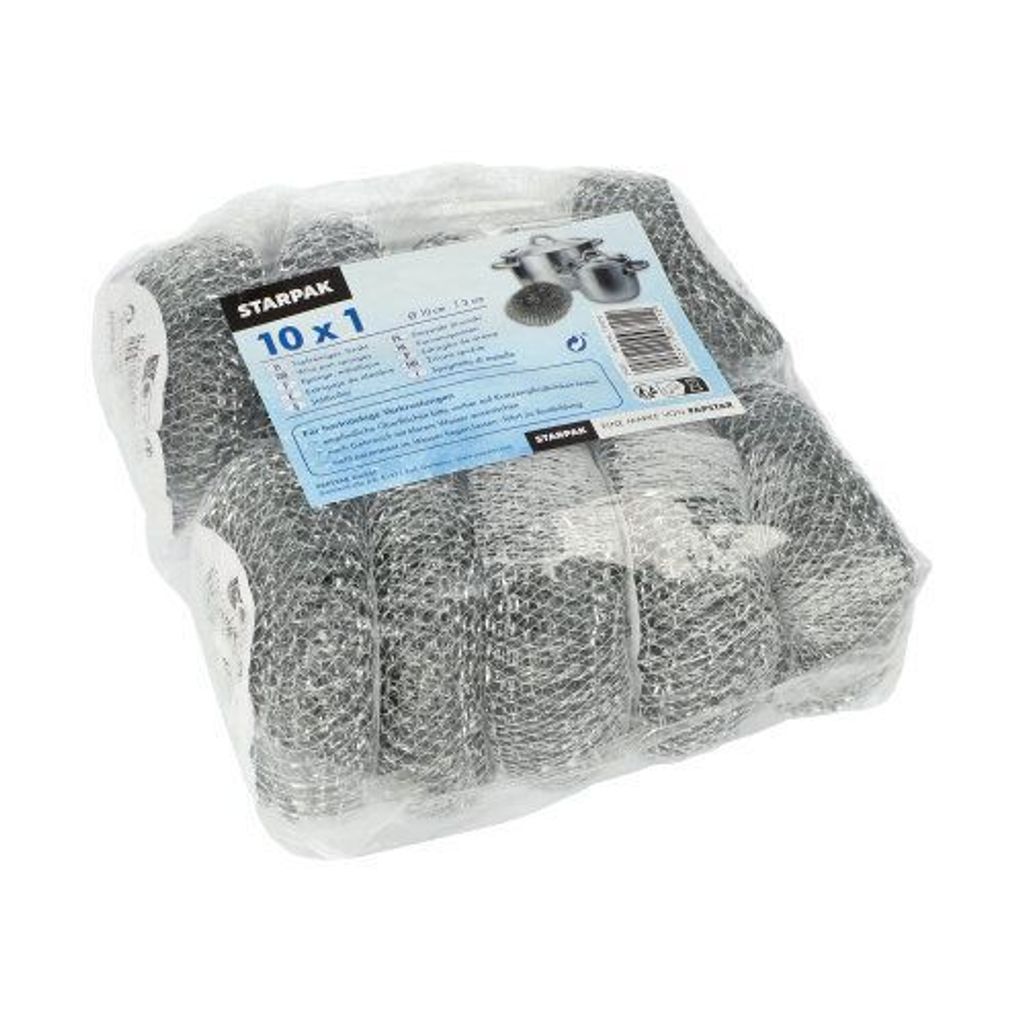 Topfreiniger, Draht rund Ø 10 cm · 3 cm , kratzend