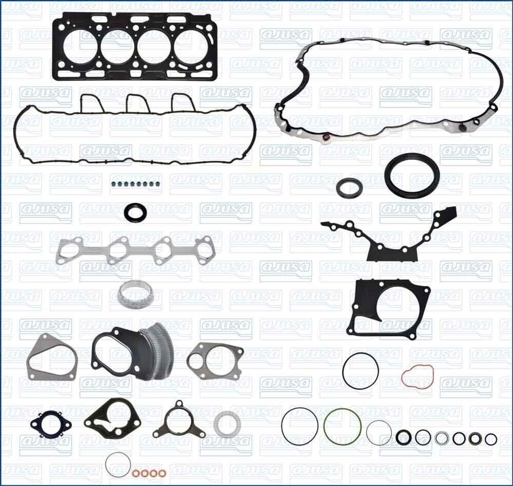 AJUSA 50360900 Motor-Dichtungsvollsatz Dichtsatz für RENAULT Clio III Schrägheck (BR0/1, CR0/1) TWINGO II (CN0) MEGANE III Grandtour (KZ0/1)