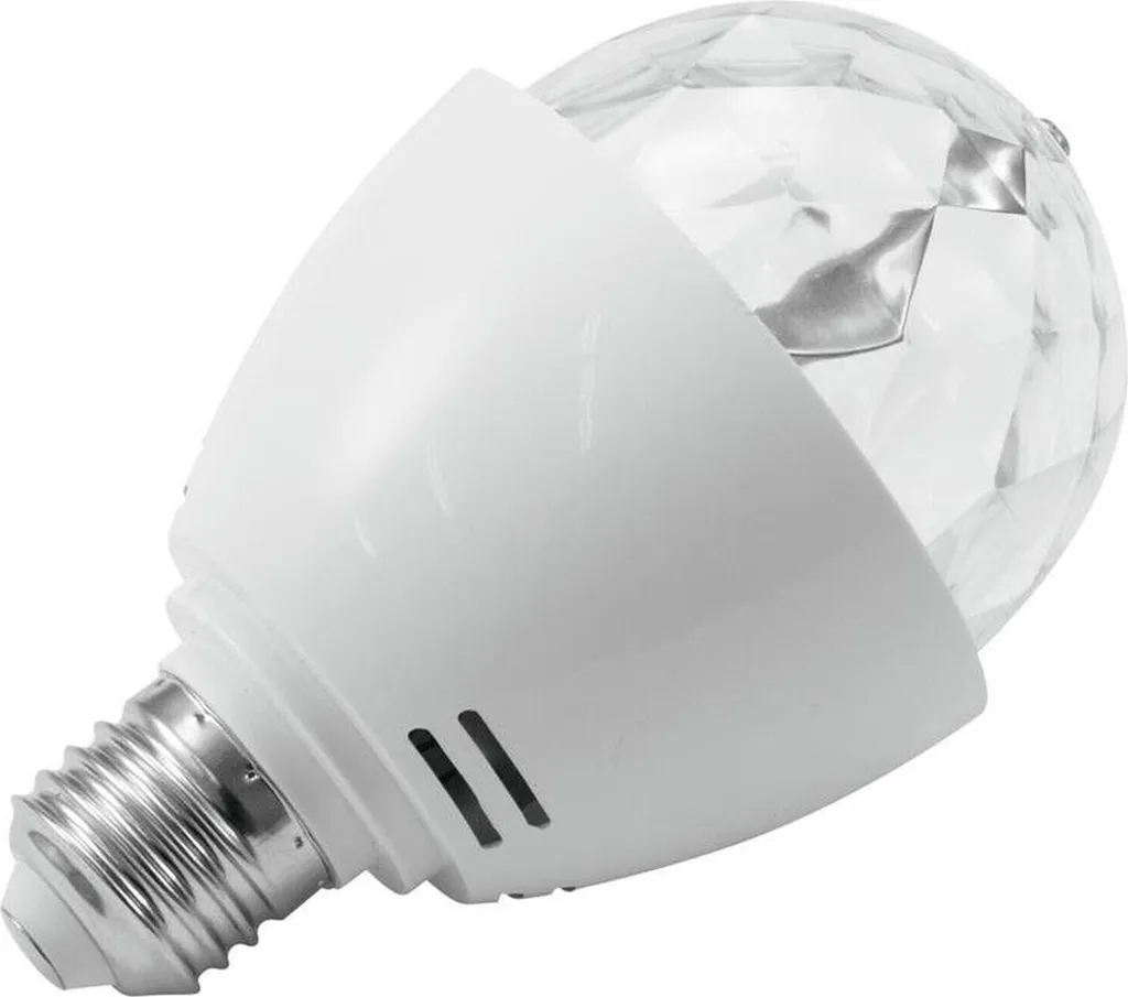 Lampadina Rotante RGB Omnilux E27 - Prezzo Shock Effetto Discoteca